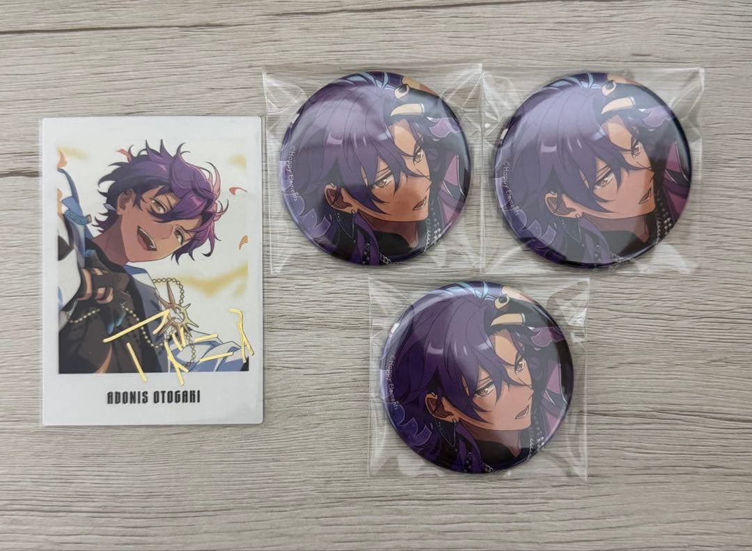 あんスタ 乙狩アドニス コレクション缶バッジ Nov. - メルカリ