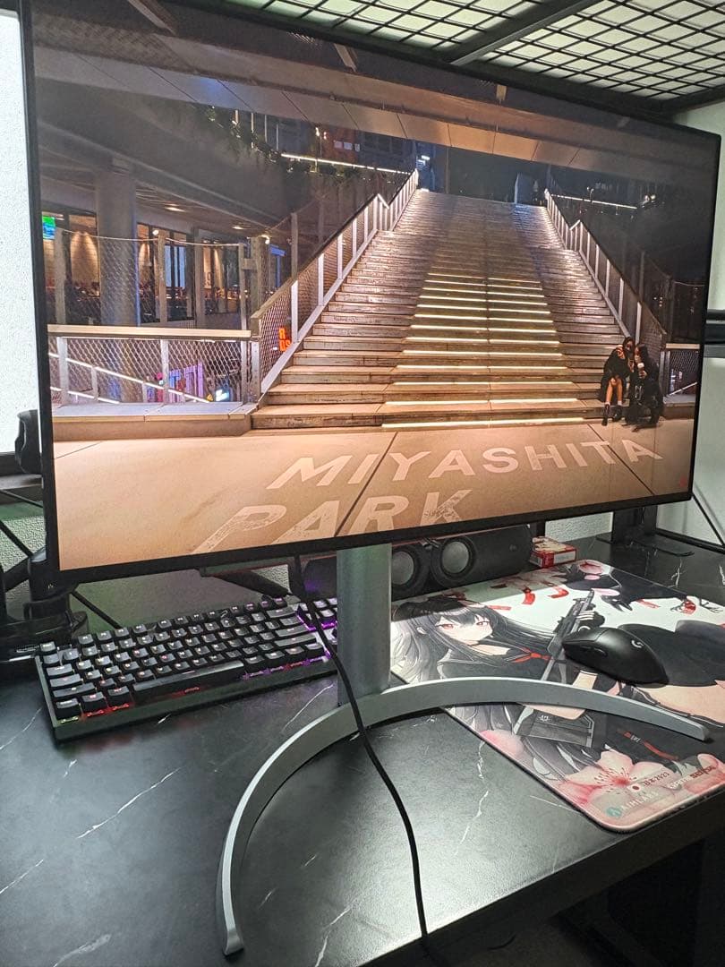 ジャンク】LG 4k ゲーミングモニター 120hz