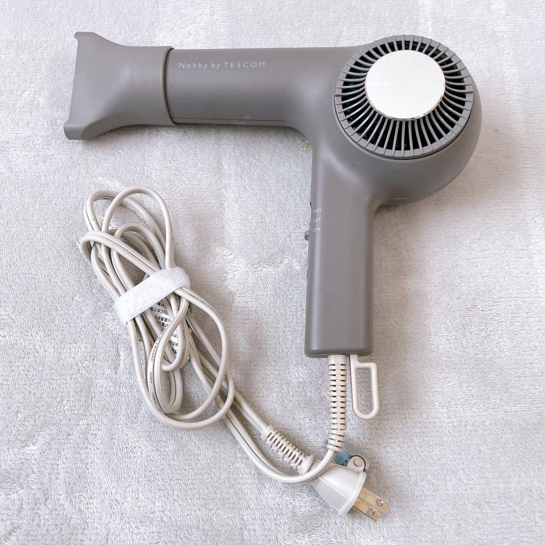 I-1】TESCOM ヘアドライヤー NB400A グレー（ジャンク） - メルカリ