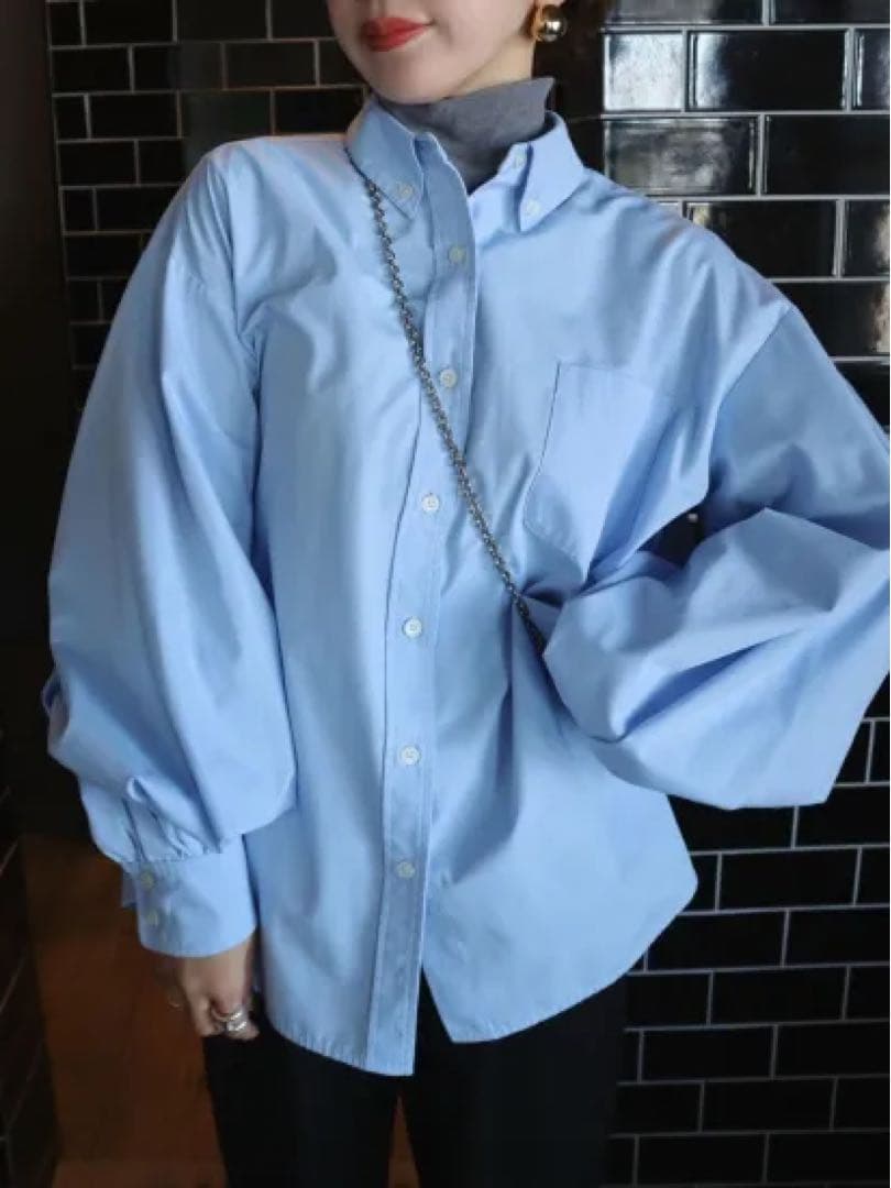 ëpa epa エパ oxford shirt\"SAXE\" oxford shirt