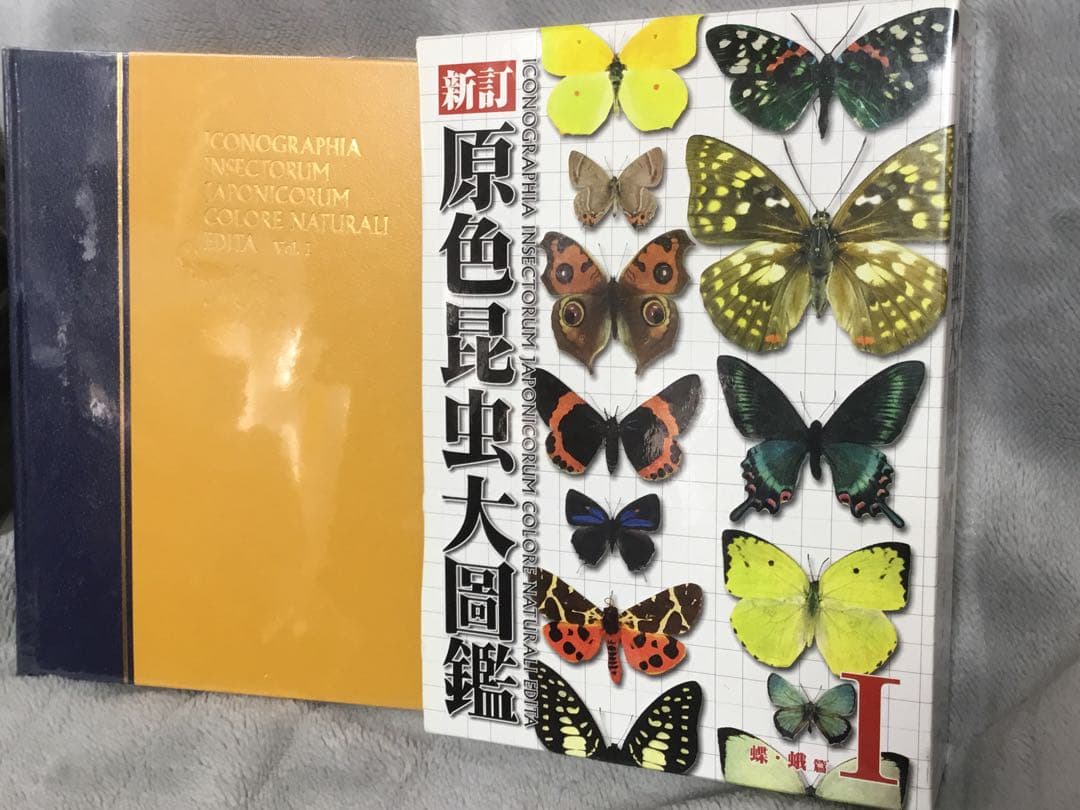 未読新本⭕️新訂 原色昆虫大図鑑 第 I 巻（蝶・蛾 篇）ビニールカバー