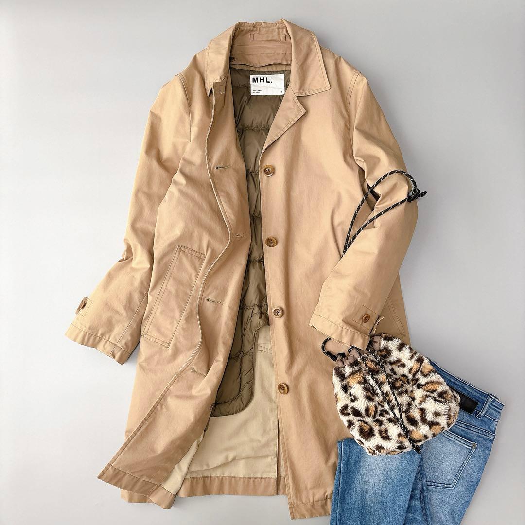 美品⁑マーガレットハウエル ダウンライナー付き 2wayステンカラー