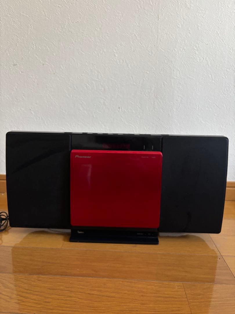 ミニコンポ 赤と黒 スリムデザイン Yahoo!オークション -「赤」(システムコンポ) (オーディオ機器)の落札