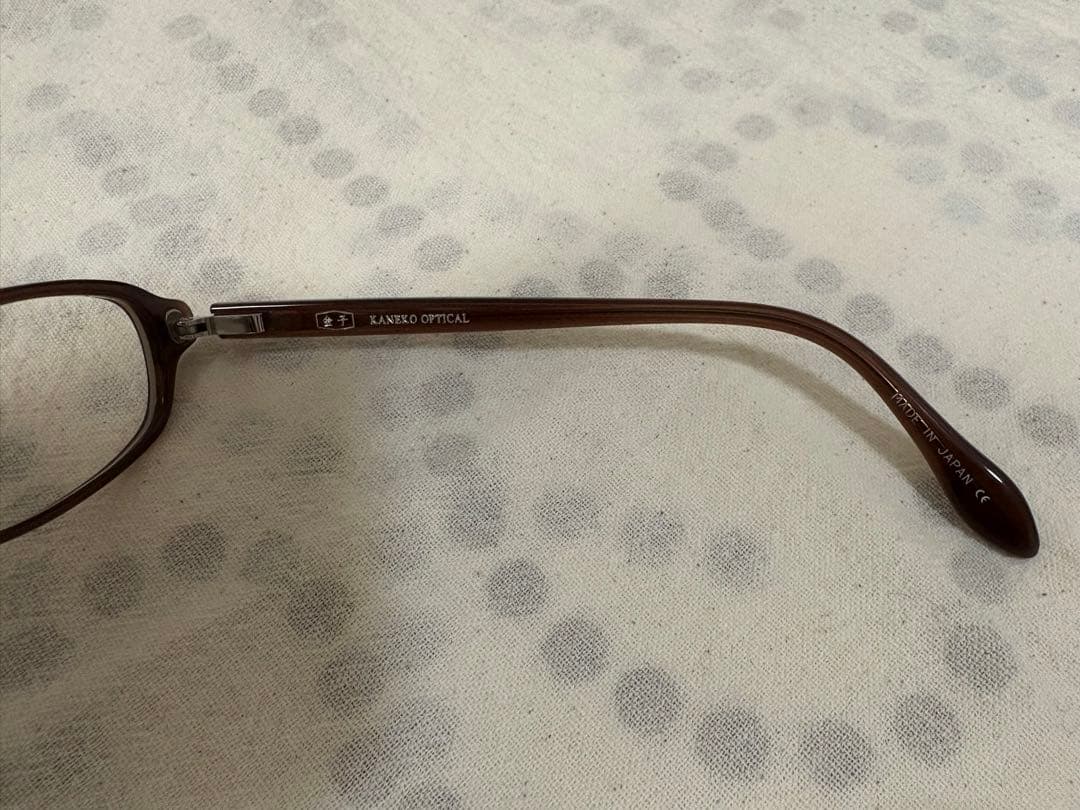 金子眼鏡店 KANEKO OPTICAL 5T6-144 ブラウン - メルカリ