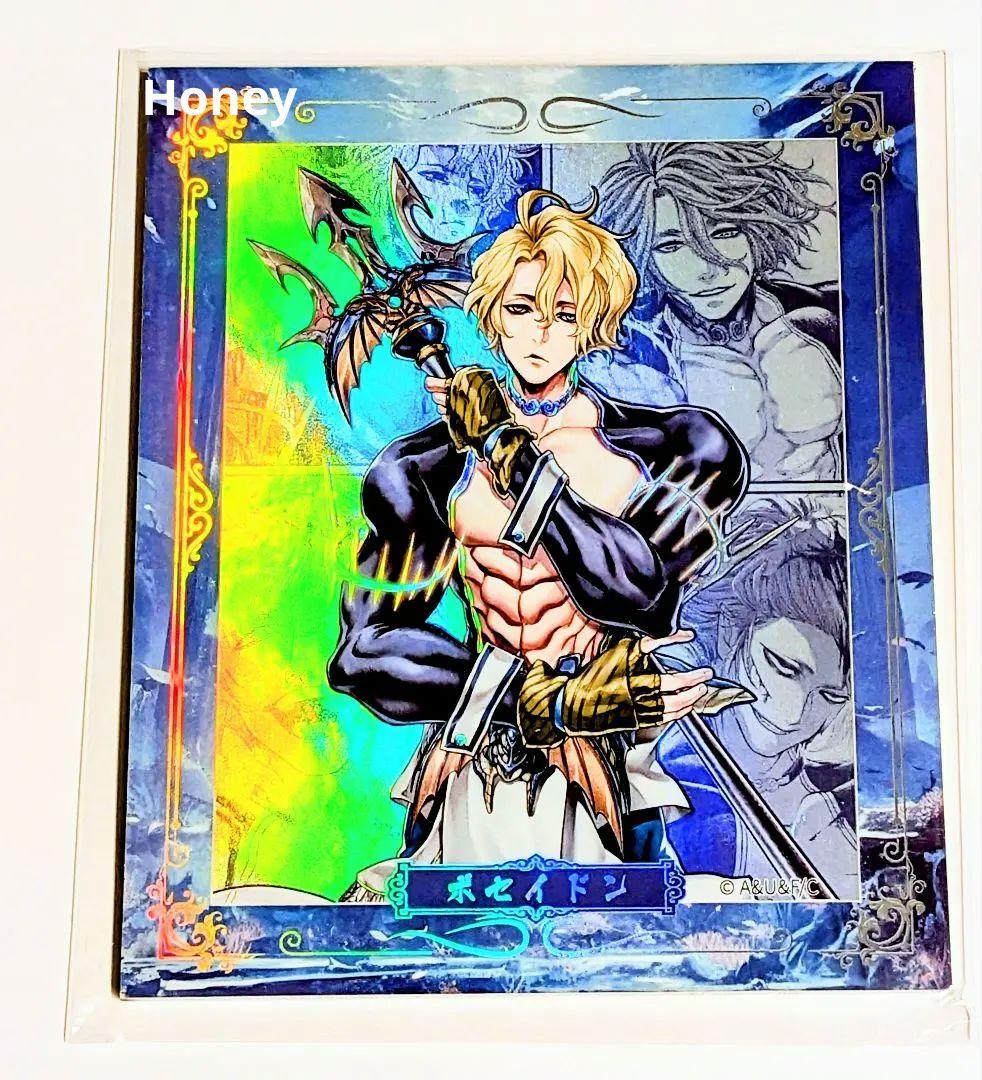 C*A様 終末のワルキューレ　中国公式グッズ 原画色紙　ポセイドン 終末のワルキューレ 中国限定 公式グッズ 原画 ホログラム 色紙