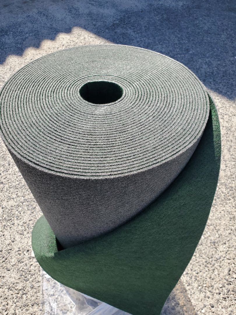 新品】本格ポリエステル不織布 防草シート(グリーン)厚手 巾1m×30m