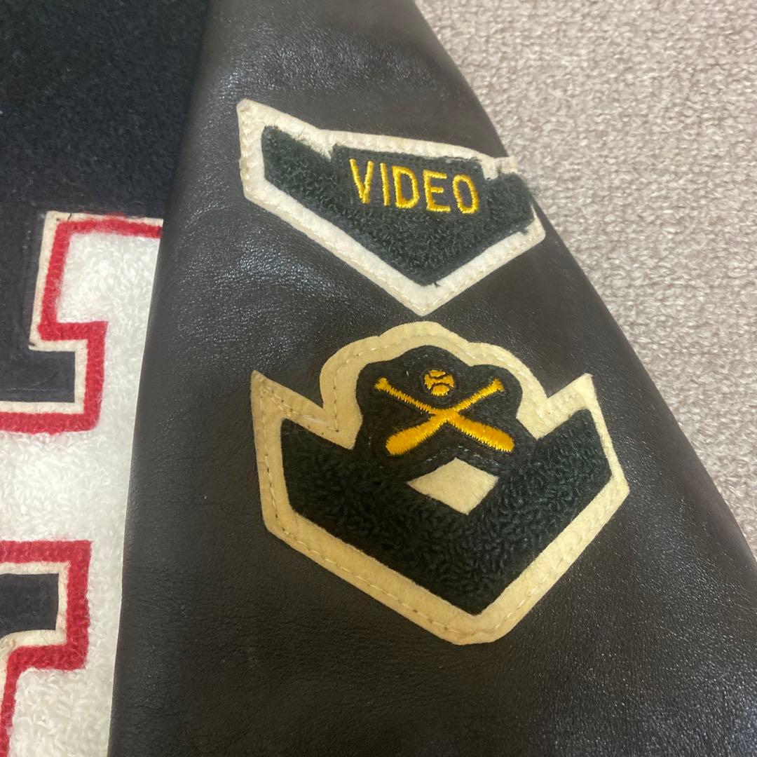 h*7様 DELONG デロング 80s スタジャン ブラック 最終値下げ - メルカリ