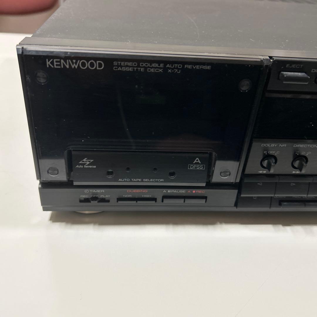 KENWOOD ケンウッド X‐7J ダブルカセットデッキ - メルカリ