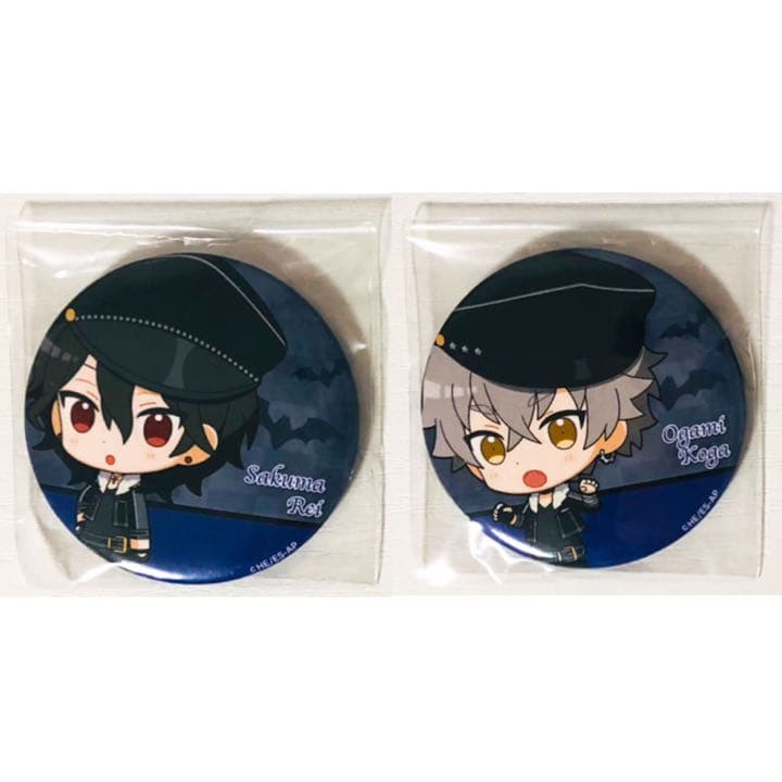 新品★あんスタ★UNDEAD【朔間零＆大神晃牙】カラオケの鉄人★缶バッジ★セット 新品☆あんスタ☆UNDEAD【朔間零】マンツーマン☆応援☆缶バッジ☆9点