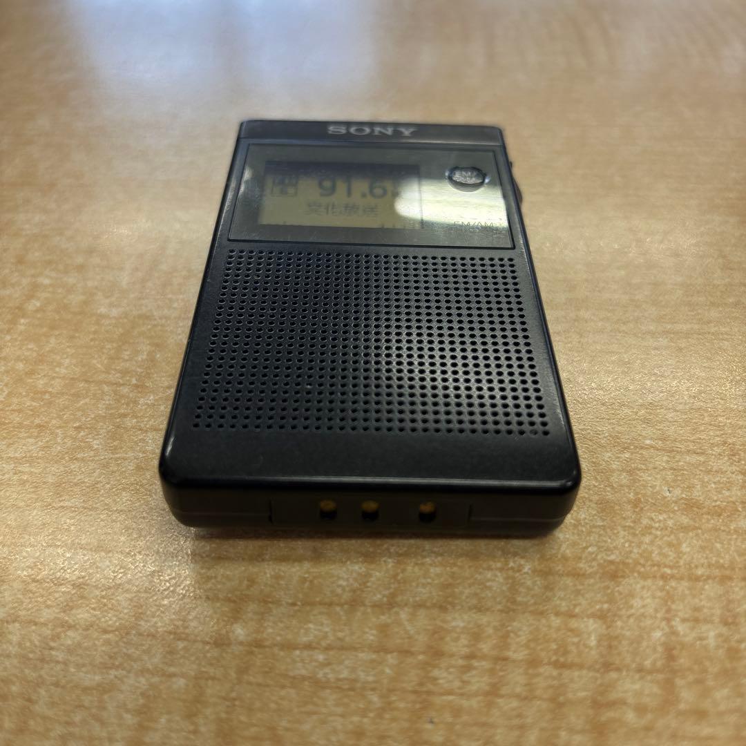 SONY SRF-R356 FM/AMポケットラジオ※イヤホン破損 - メルカリ