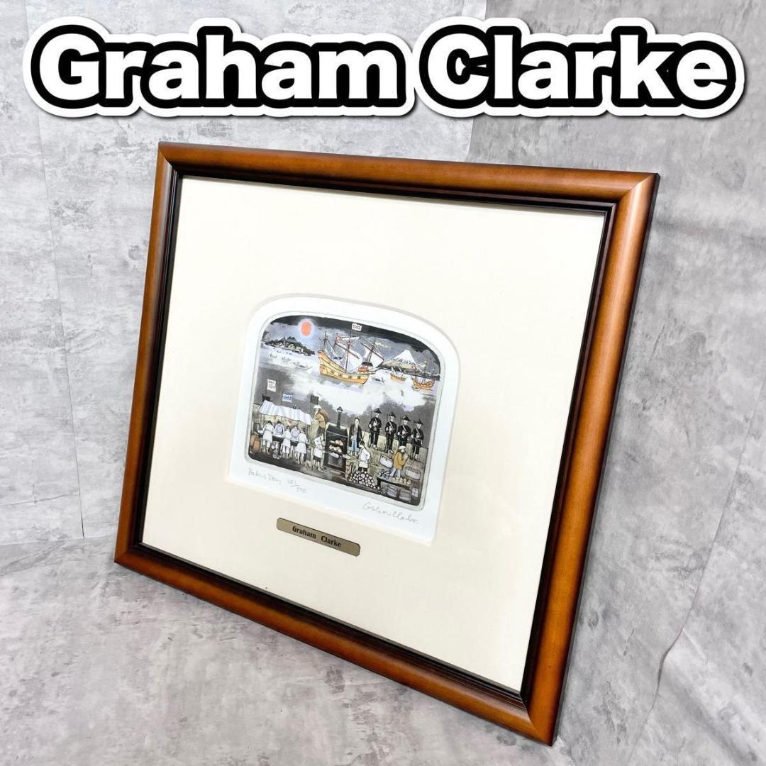 Graham Clarke グラハムクラーク　絵画　直筆サイン　美術　真作 真作】グラハム・クラーク 手彩色エッチング 直筆サイン 版画 絵画