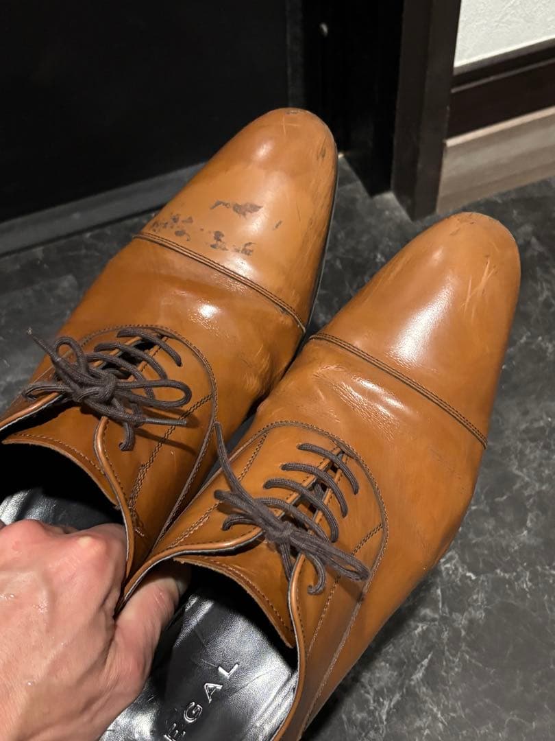 REGAL ブラウン ドレスシューズ 26.5 - メルカリ