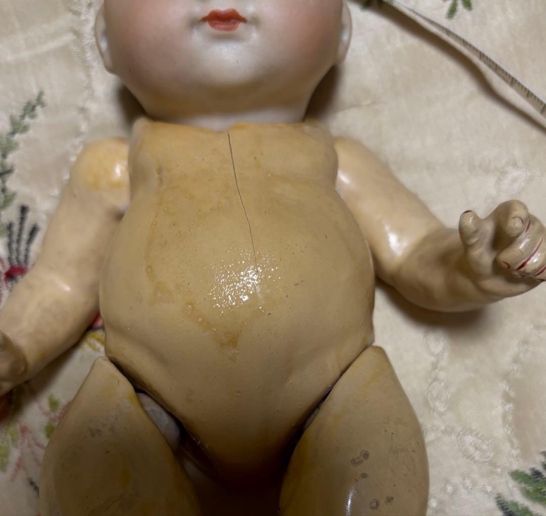 アンティークビスクドール アーモンドマルセル オリエンタルベビー
