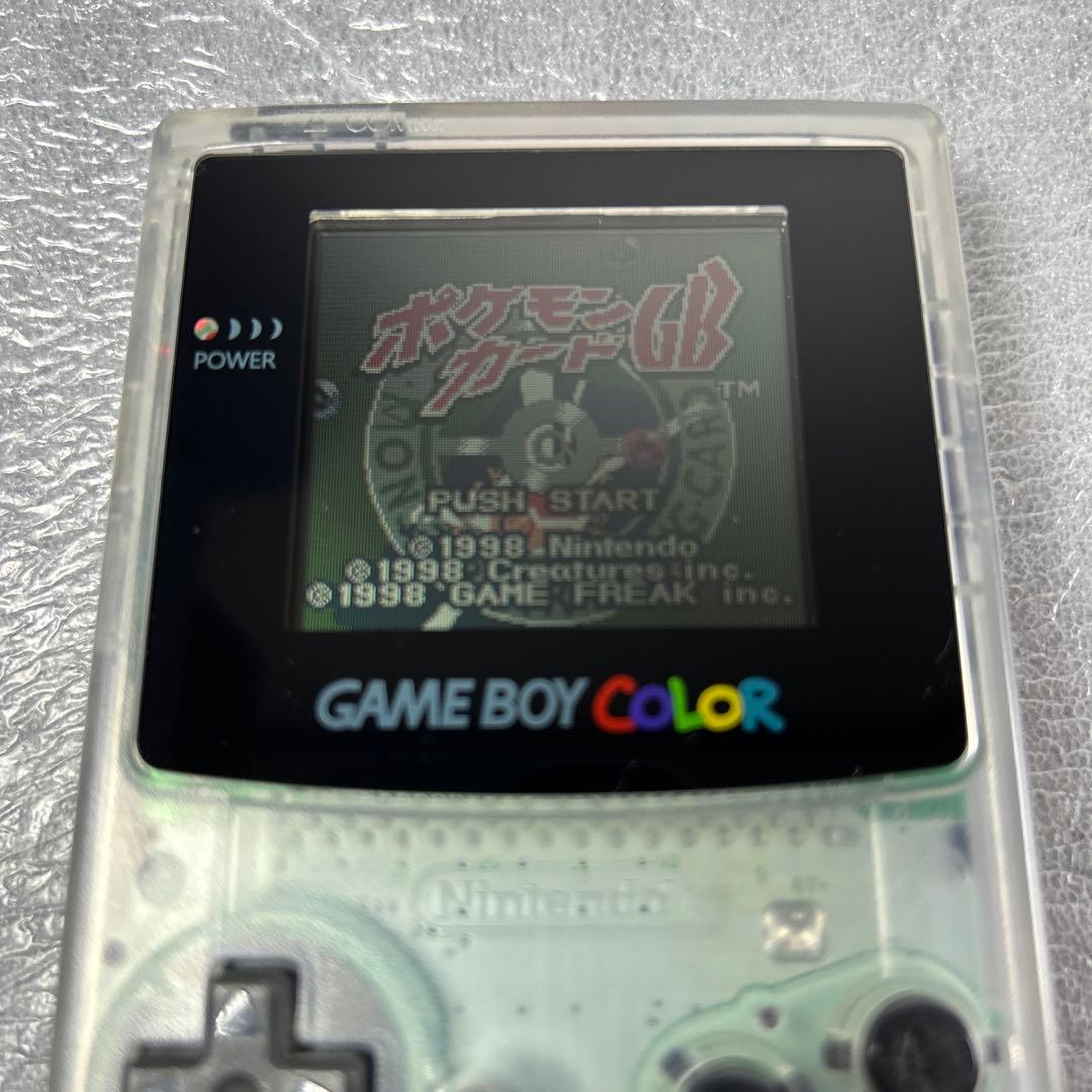 動作品】ゲームボーイカラー 本体クリア（CGB-001）動作確認済 - メルカリ
