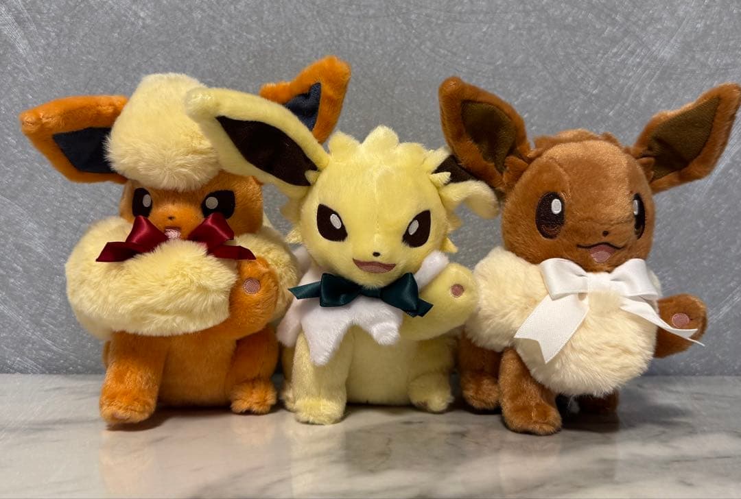 イーブイコレクション ぬいぐるみ イーブイ サンダース ブースター プライズ情報】ポケットモンスター もふぐっとぬいぐるみ イーブイ