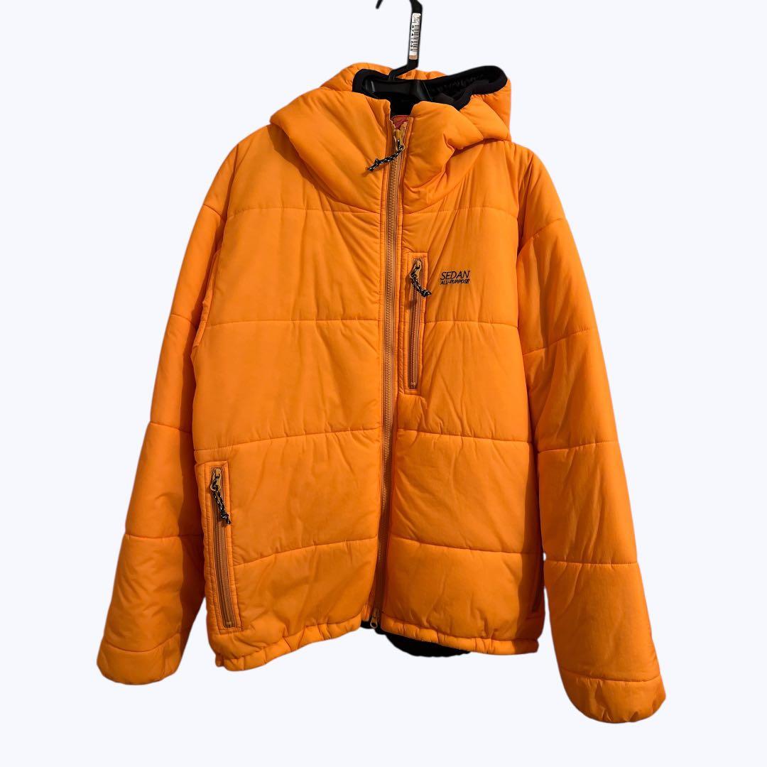 SEDAN ALL PURPOSE オレンジ ダウンジャケット フード付き 希少 - メルカリ