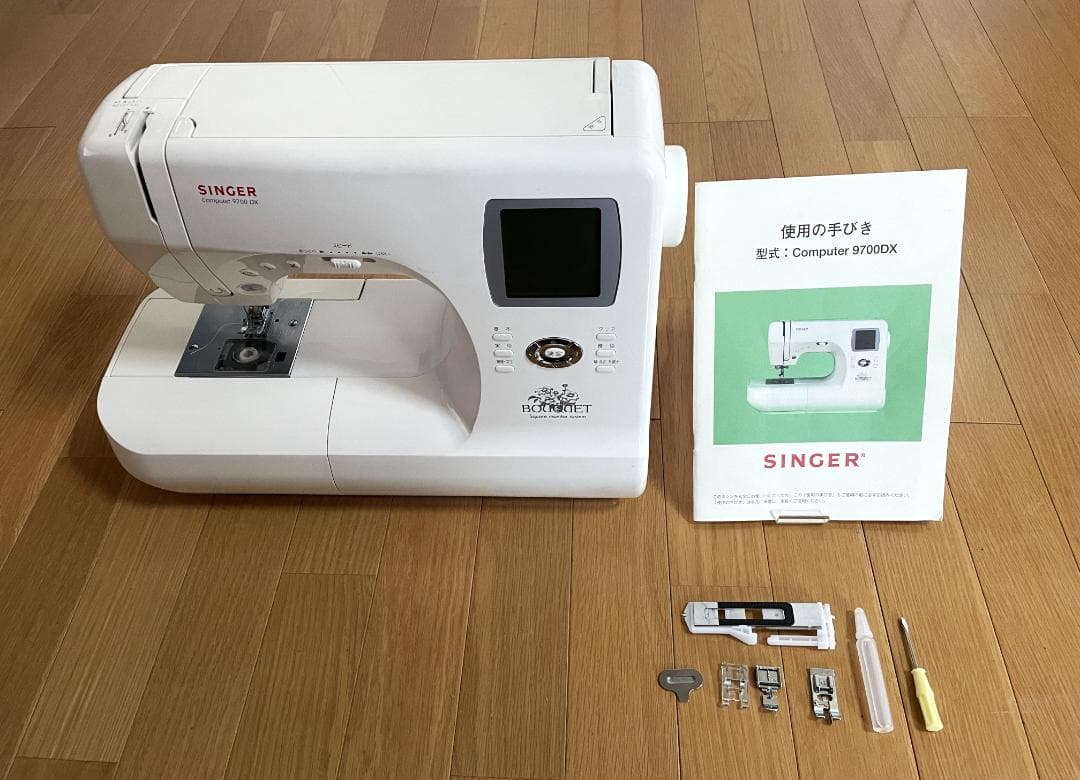 シンガーミシン Computer 9700DX BOUQUET 説明書付 SIN - メルカリ