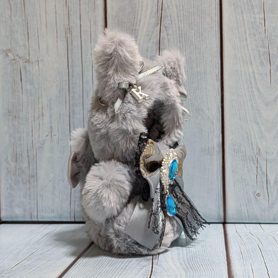 ぬい服 にじぱぺっと オーダー うさぎ くま ねこ いぬ おすわり にじ