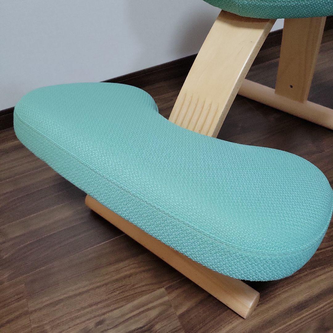 美品】バランスチェア イージー ライトグリーン 付属品すべてあります