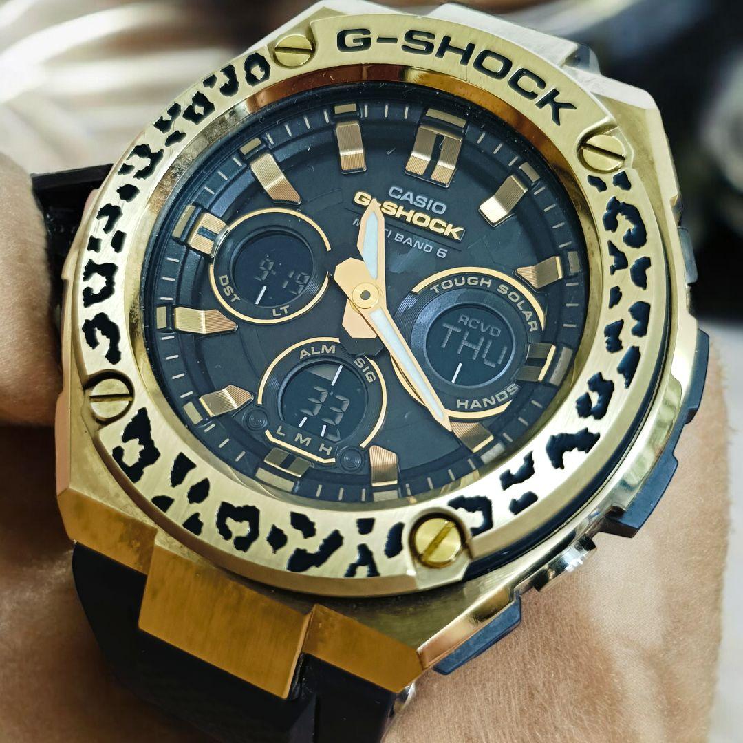 美品】G-SHOCK GST-W310WLP-1A9JR レオパード柄 - メルカリ