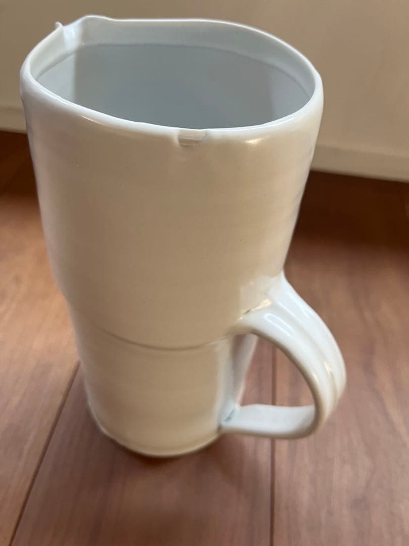 黒田泰蔵 白磁ピッチャー 木箱付き - メルカリ