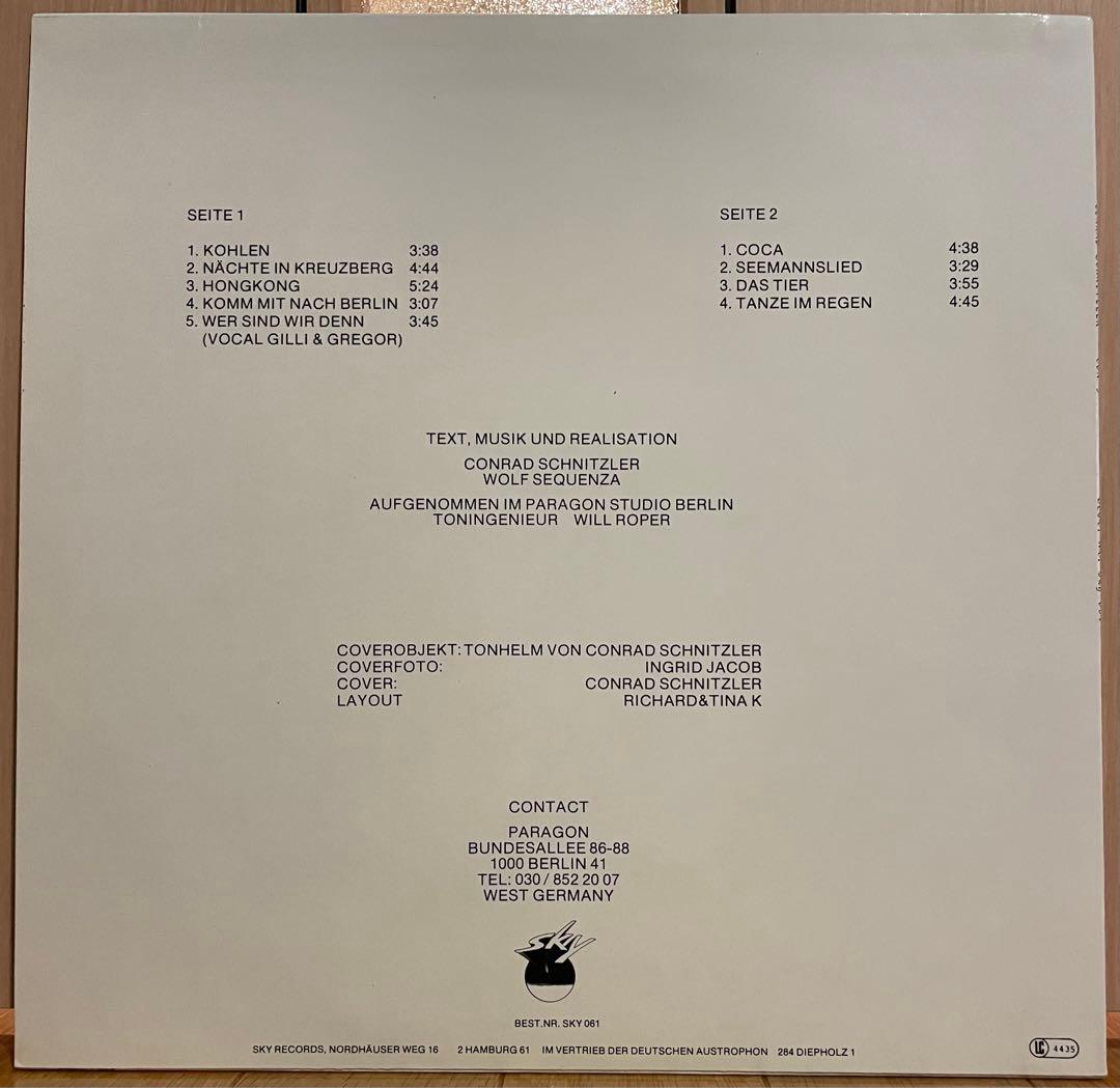 美品Conrad Schnitzler – CON 3（SKY 061A.B） - メルカリ