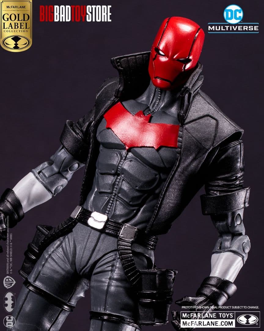 マクファーレントイズDCマルチバース レッドフード B&Wアクセント