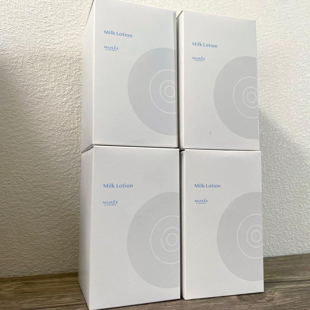 MUSEE ミュゼコスメ ミルクローション ブーケサボン 無香料 300ml×4