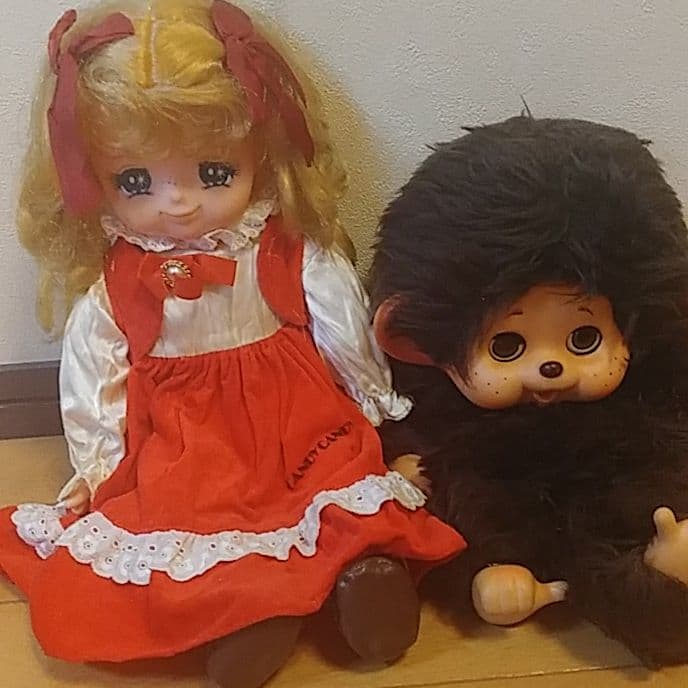 昭和レトロ モンチッチ(目が閉じる)キャンディキャンディー - メルカリ