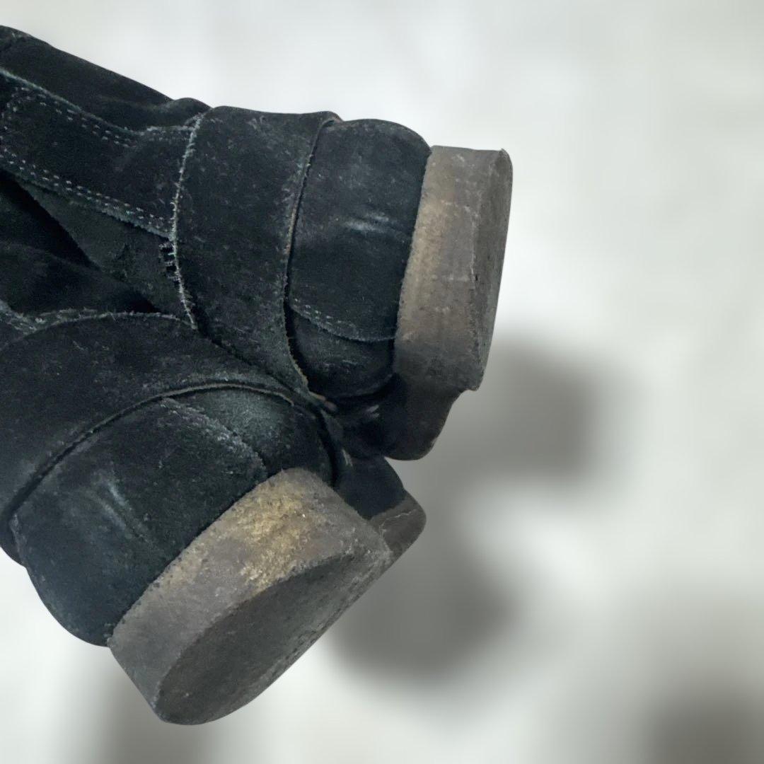 NUMBER (N)INE【40】スエード リング ハーネスブーツ 黒 - メルカリ