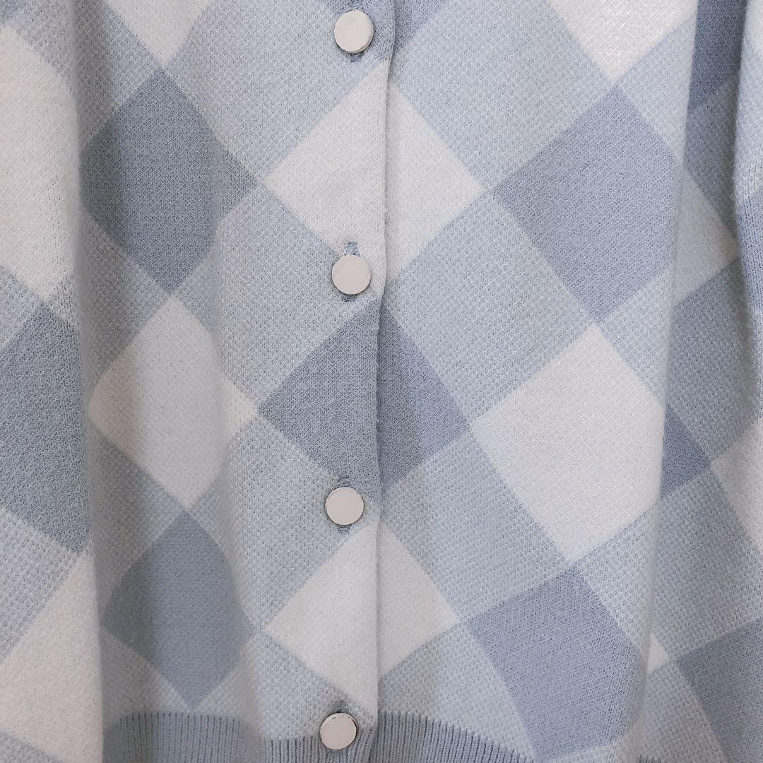 Ririka様専用 セルフォード CELFORD チェックジャガードカーディガン