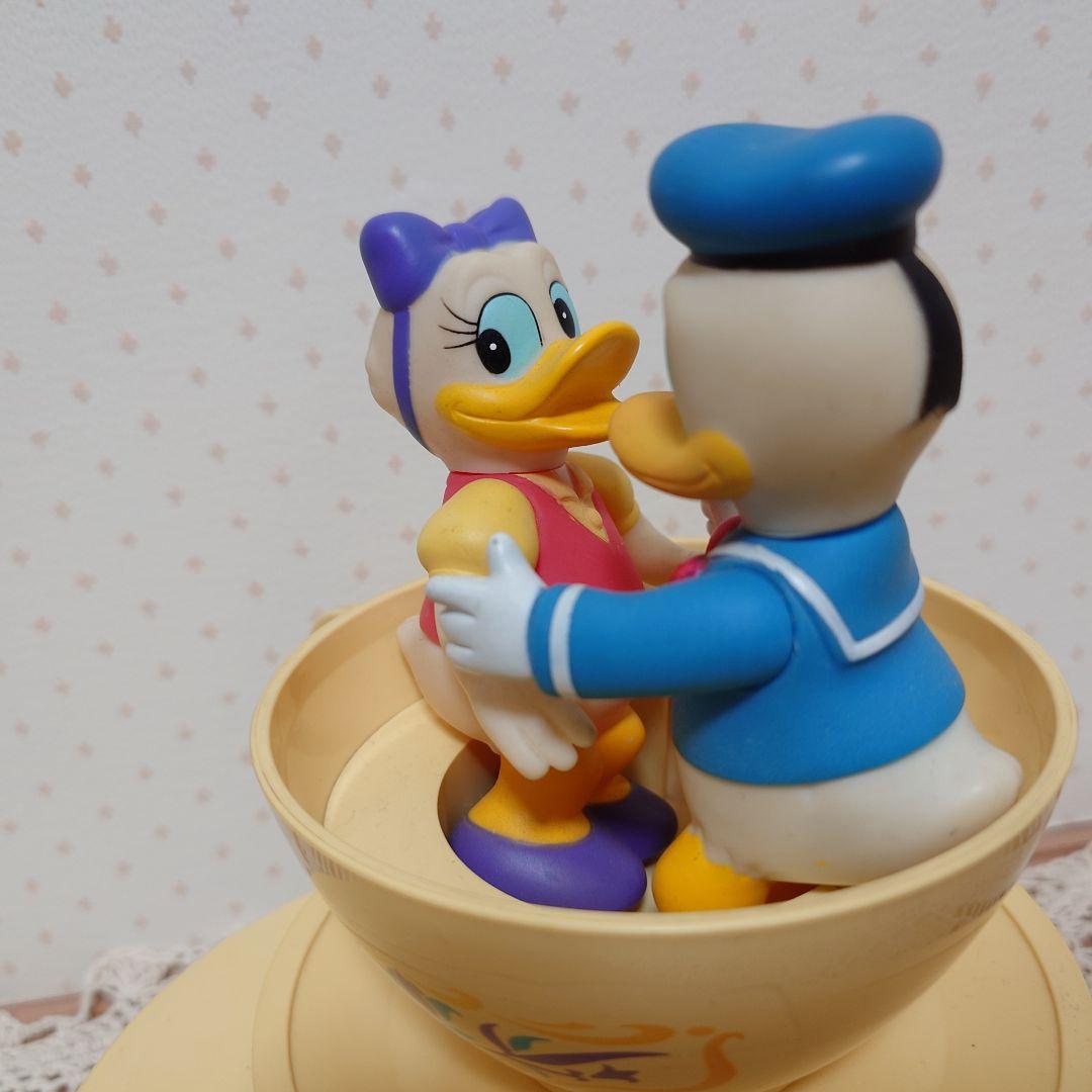 ディズニーランド 初期 レトロ オルゴール ドナルド デイジー コーヒー