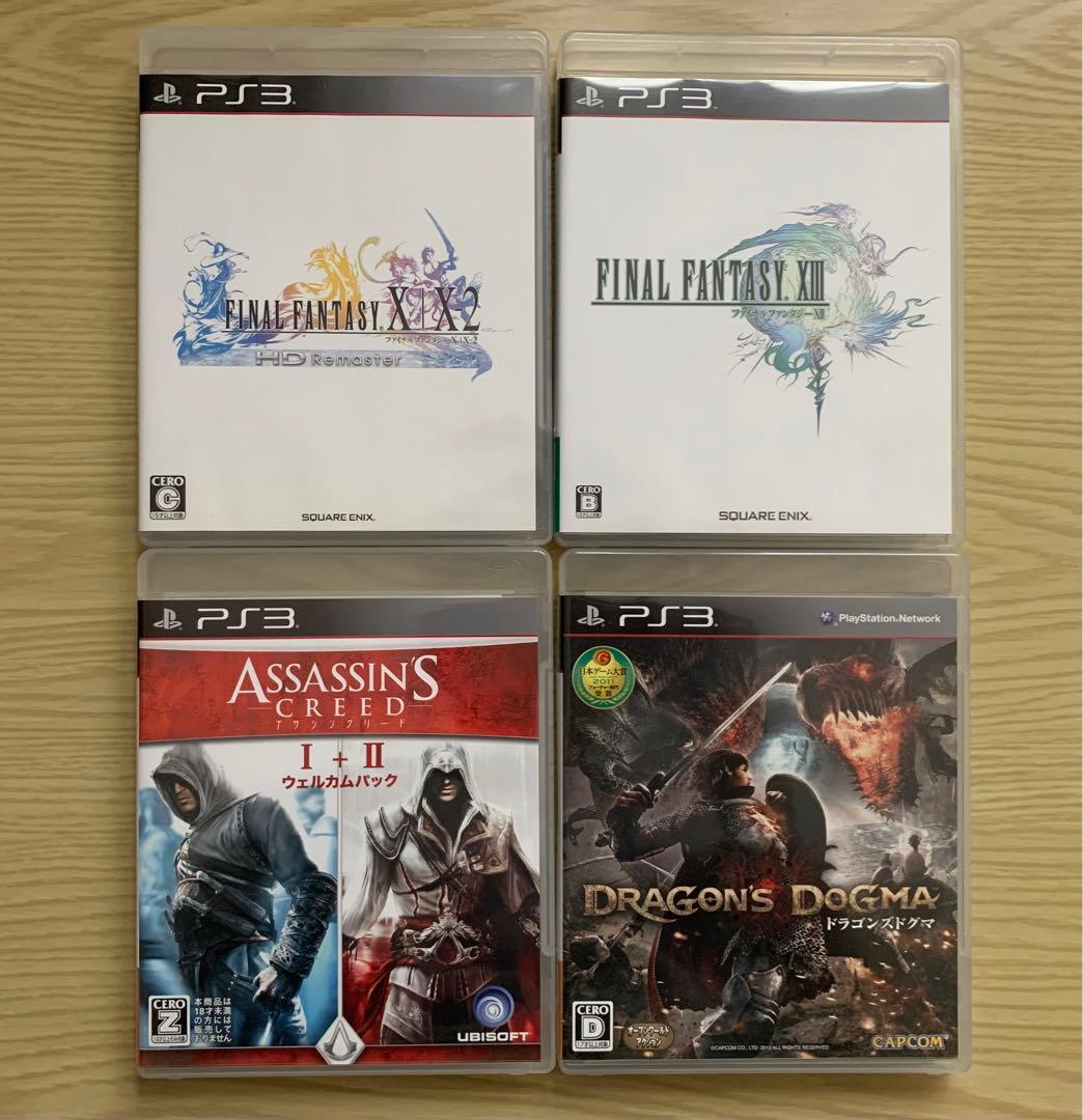 PS3】プレイステーション3 ゲームソフト4本 - メルカリ