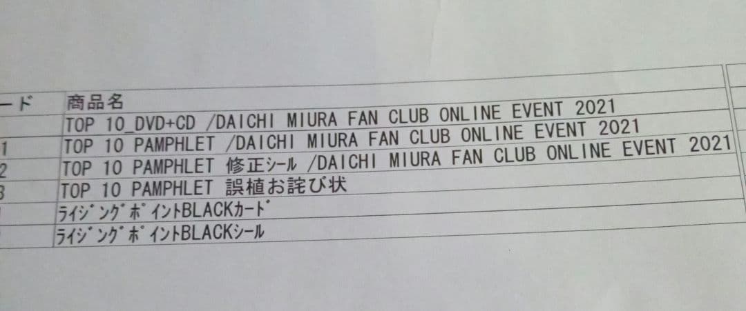 三浦大知DVD＋CDとパンフ☆FAN CLUB ONLINE EVENT2021