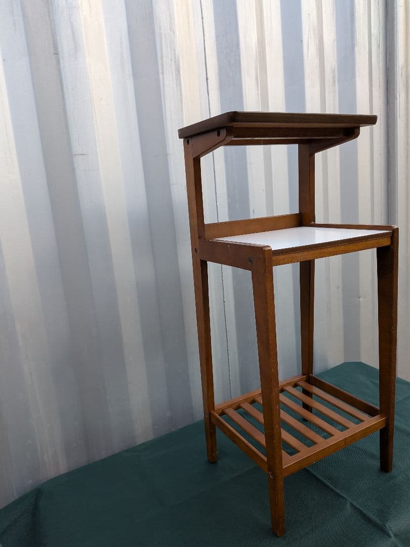 光製作所 HIKARI 電話台 サイドテーブル 木製 昭和レトロ 光製作所