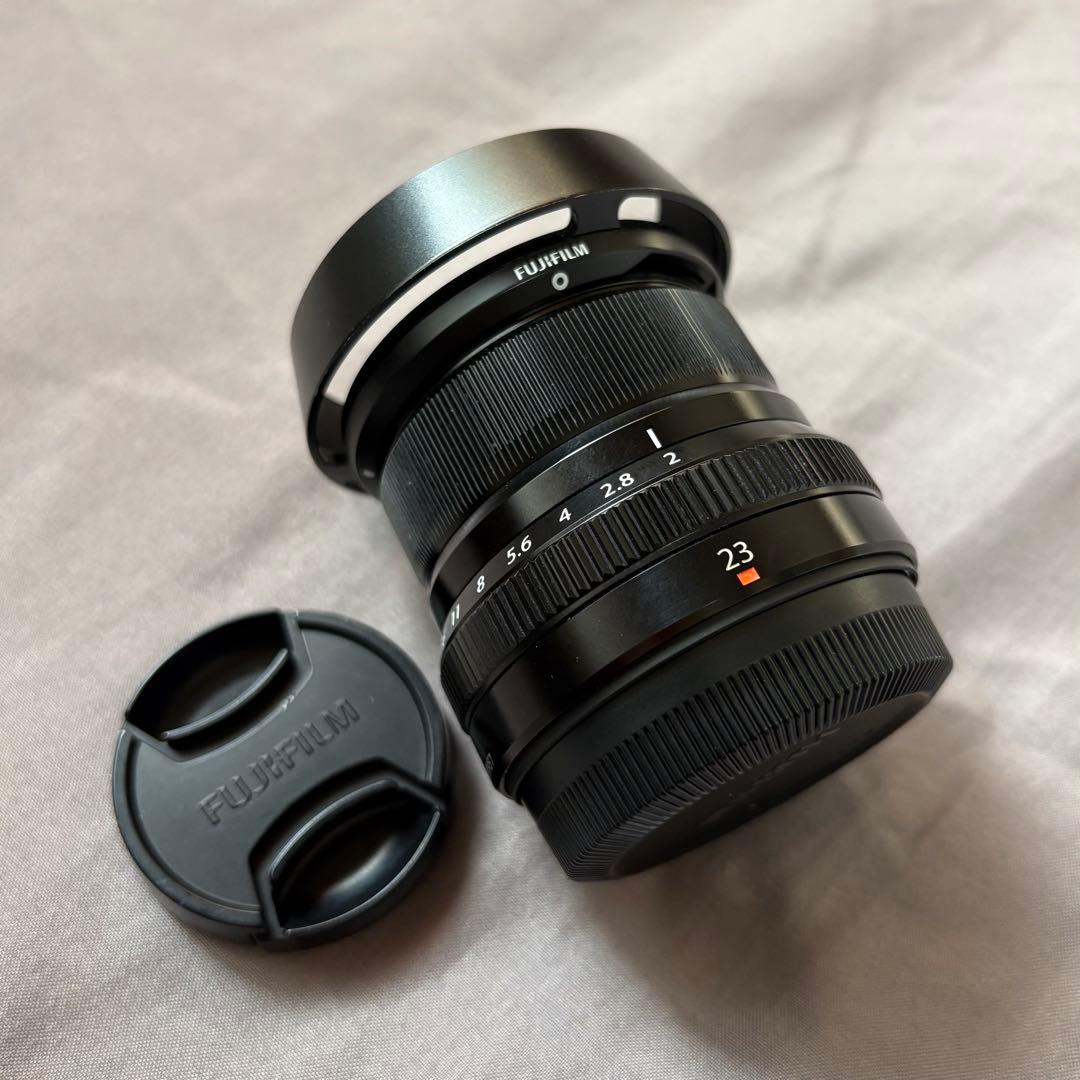 Fujifilm XF 23mm F2 R WR フード&フィルター付き - メルカリ