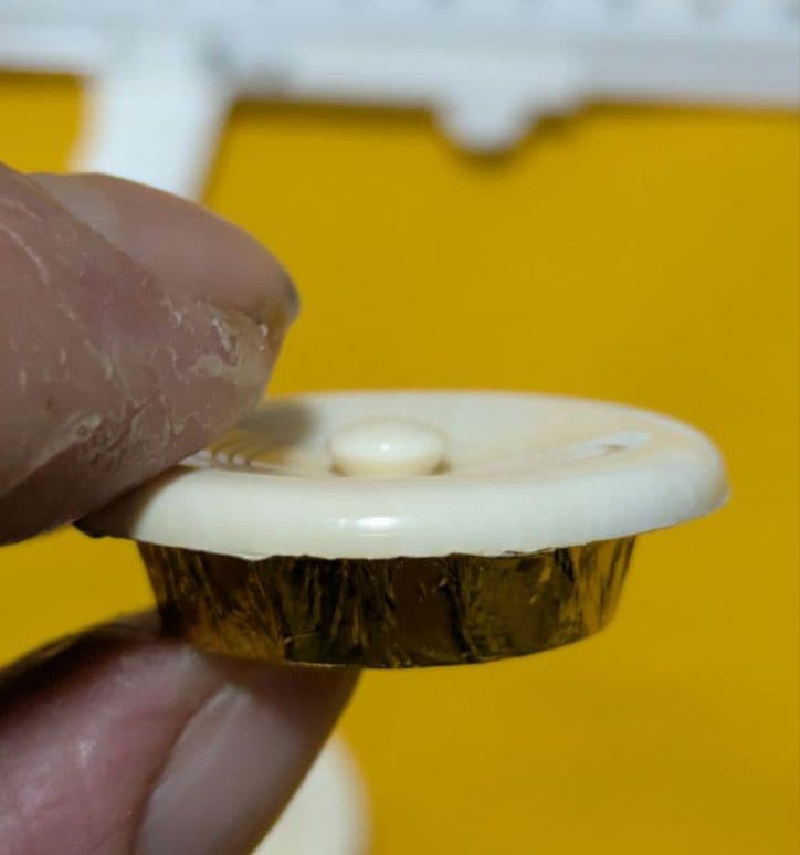 閉店売り尽し】茶入の蓋 3個組