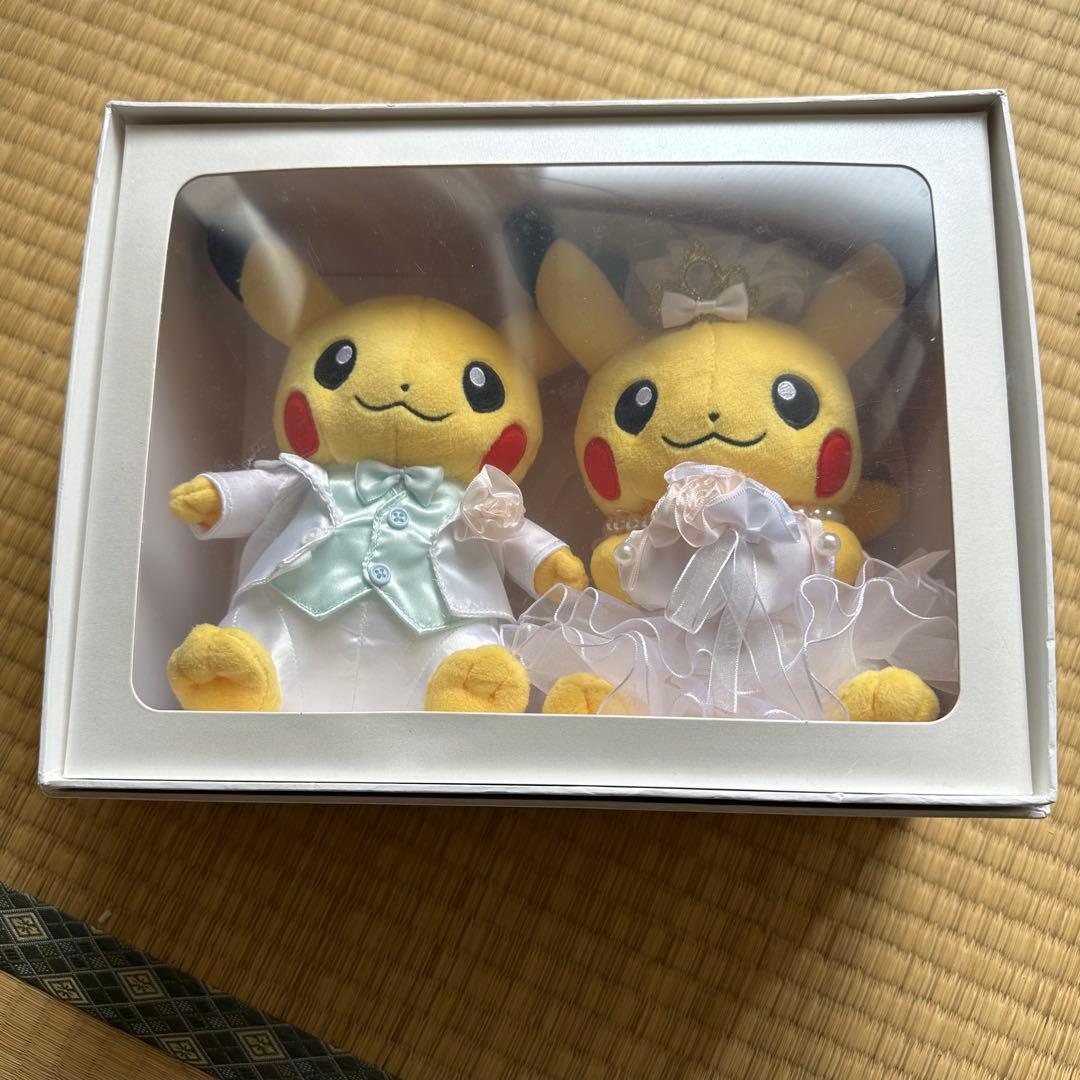 ポケモン ピカチュウ ウェディング ぬいぐるみ 2体セット 結婚式