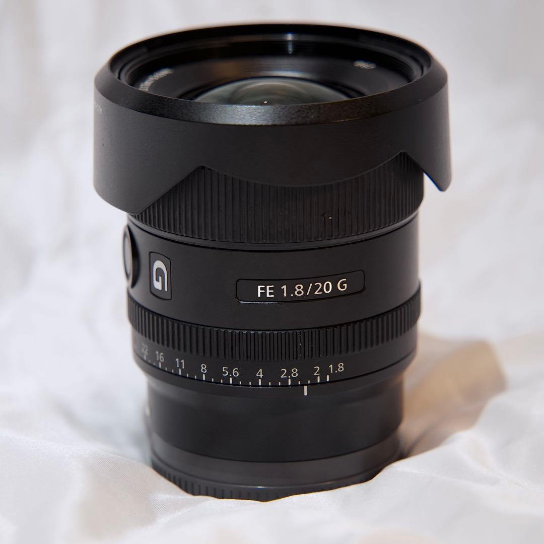 Sony FE 20mm F1.8 G 純正　フルサイズ用 Gレンズ ソニー、フルサイズ対応の大口径超広角レンズ「FE 20mm F1.8 G