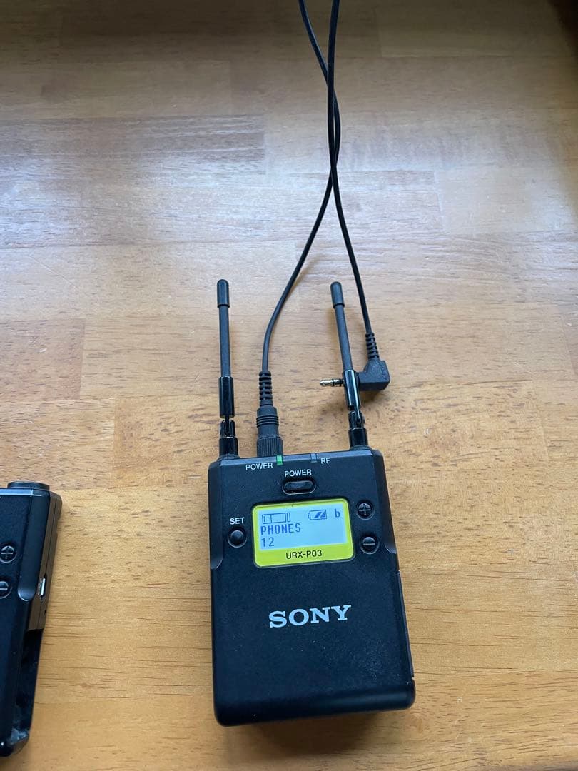 SONY ワイヤレスマイク URX-P03 UTX-B03