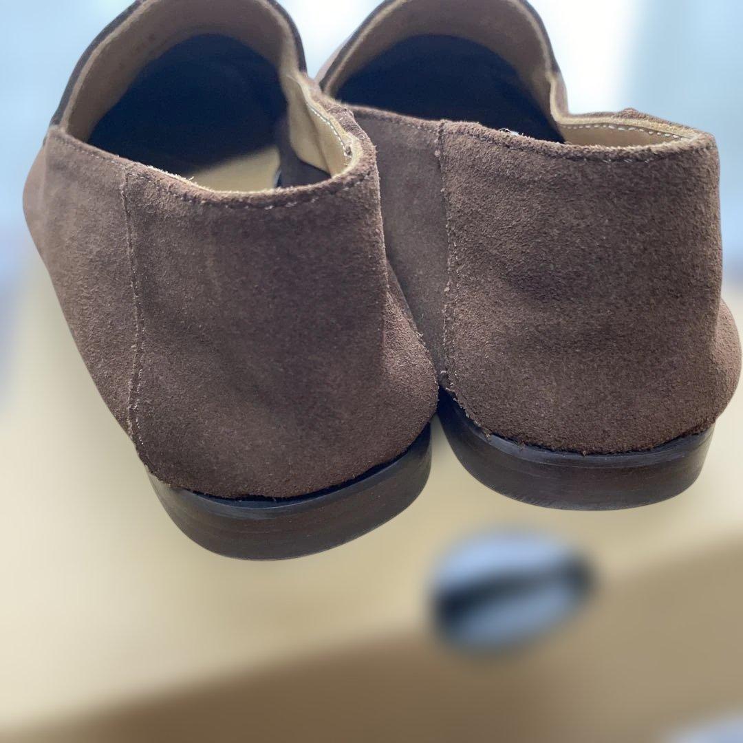 美品】CAMINANDOカミナンドスエード ローファー ブラウン8 24.5 - メルカリ