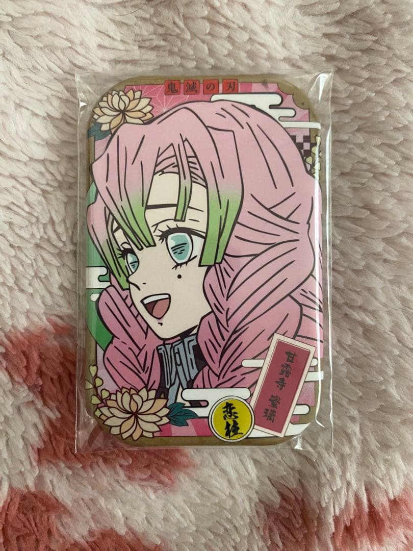 鬼滅の刃 甘露寺蜜璃 缶バッジ まるかく スクエア 未開封 - メルカリ