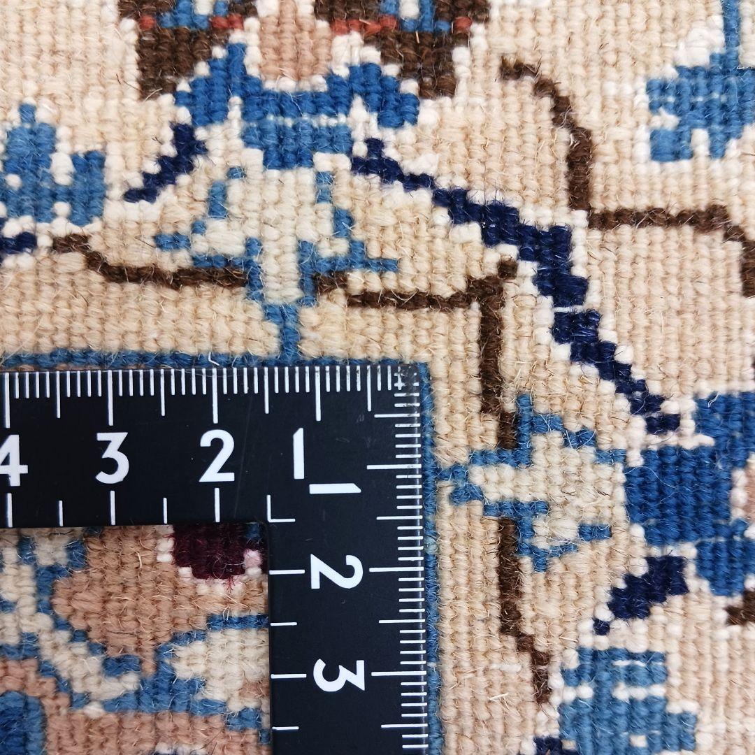 おはな様専用Y2602 ペルシャ絨毯 イラン ナイン産 ウール 手織り絨毯