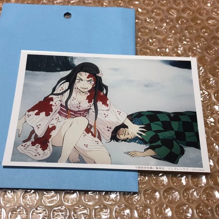 1話 立志編ブロマイド 炭治郎を庇う禰豆子 - メルカリ