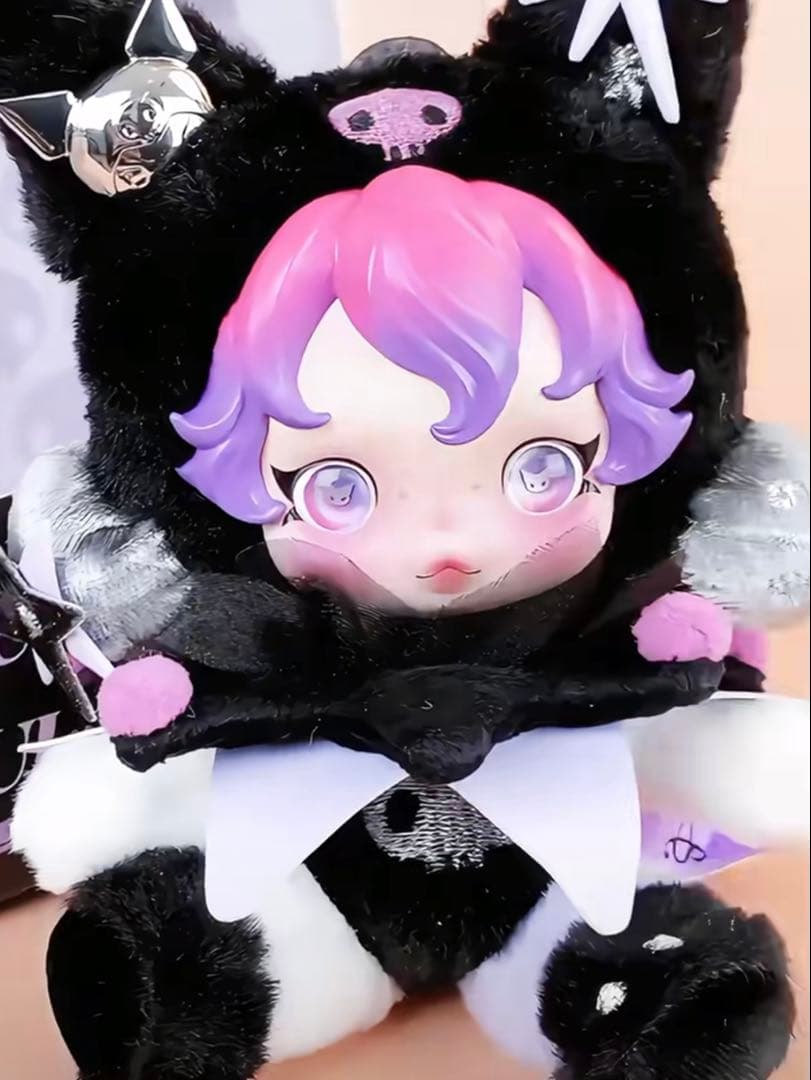 SKULLPANDA × KUROMI Plush ぬいぐるみペンダント クロミ - メルカリ