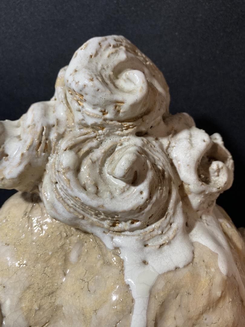 十代 三輪休雪 萩焼獅子置物 共箱 - メルカリ