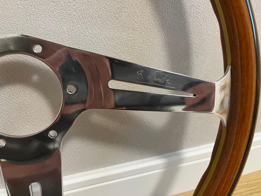 NARDI ナルディ 36φ サイドスポーク ハンドル ステアリング ウッド