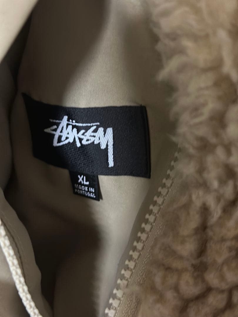 STUSSY ステューシー カラーブロック リバーシブル ベスト ボア