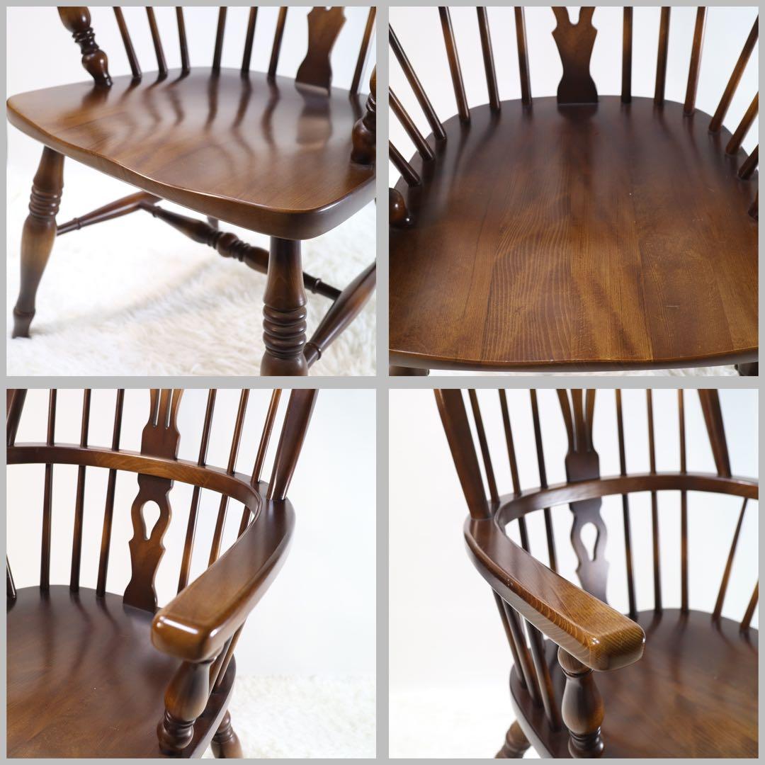 飛騨産業 ウィンザーアームチェア キツツキ フィドルバック ウィンザー