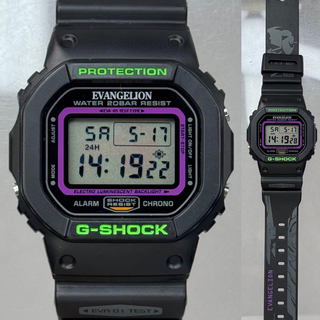 極美品 G-SHOCK DW-5600VT シンエヴァコラボモデル 初号機ver - メルカリ